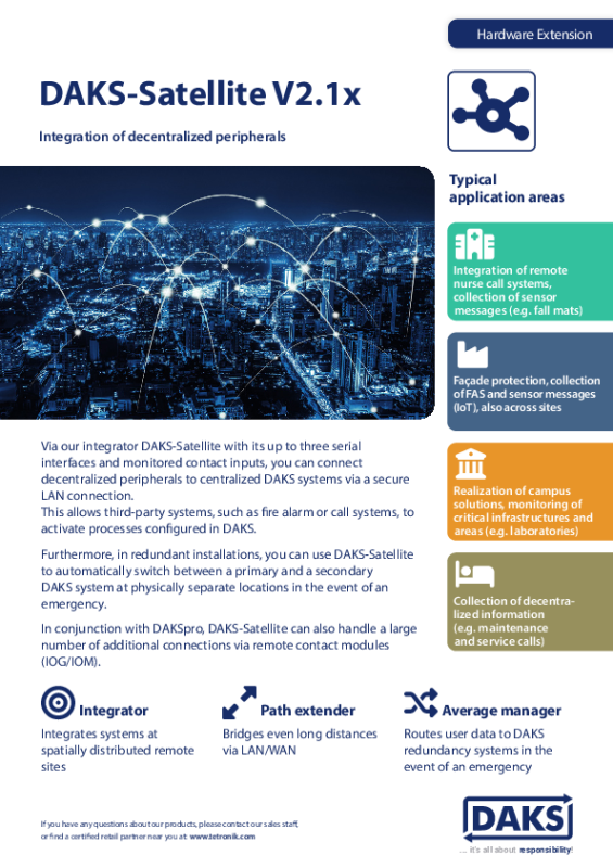 DAKS-Satellite product info